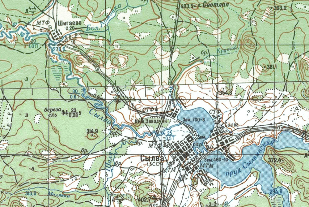 Реки пермский край карта